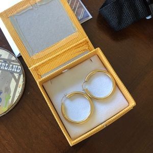 Good hoop earrings 1”